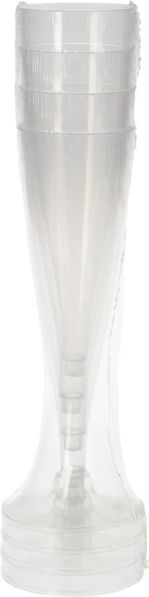 Excellent Houseware Prosecco/Champagneglazen 4x - 130ml - Transparant