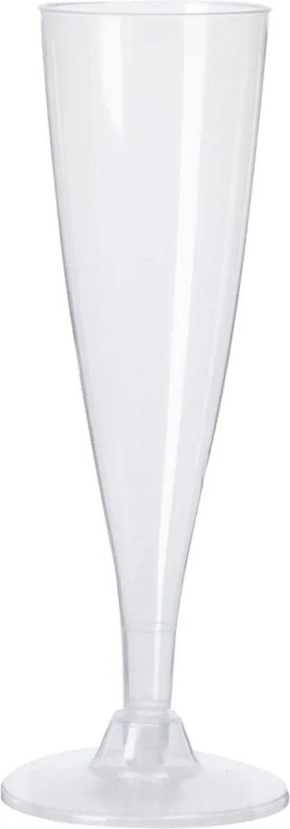 Excellent Houseware Prosecco/Champagneglazen 4x - 130ml - Transparant