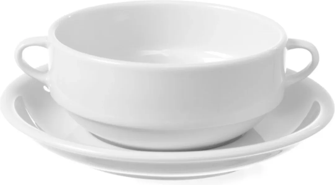 HENDI Soepkom - ⌀17cm - Wit Porselein
