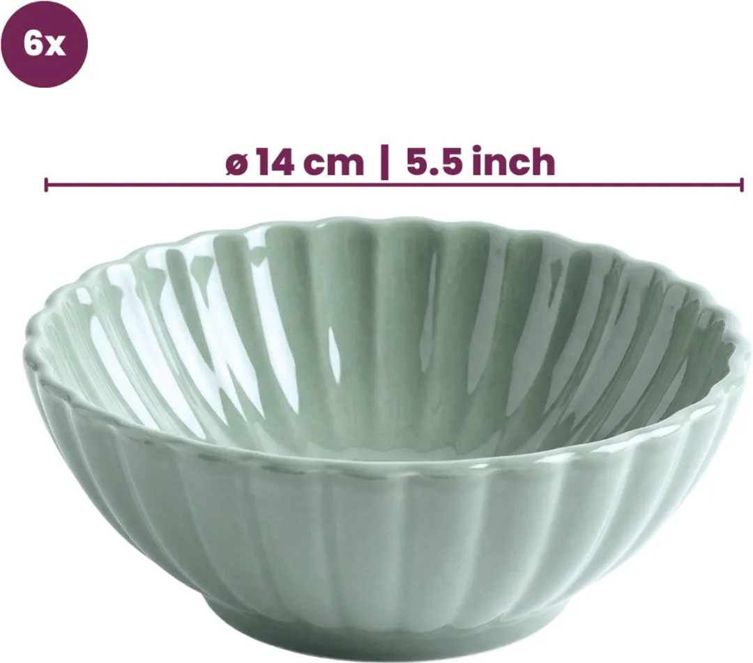 Cookinglife Cardida Groen Serviesset 18-delig - 6 Personen