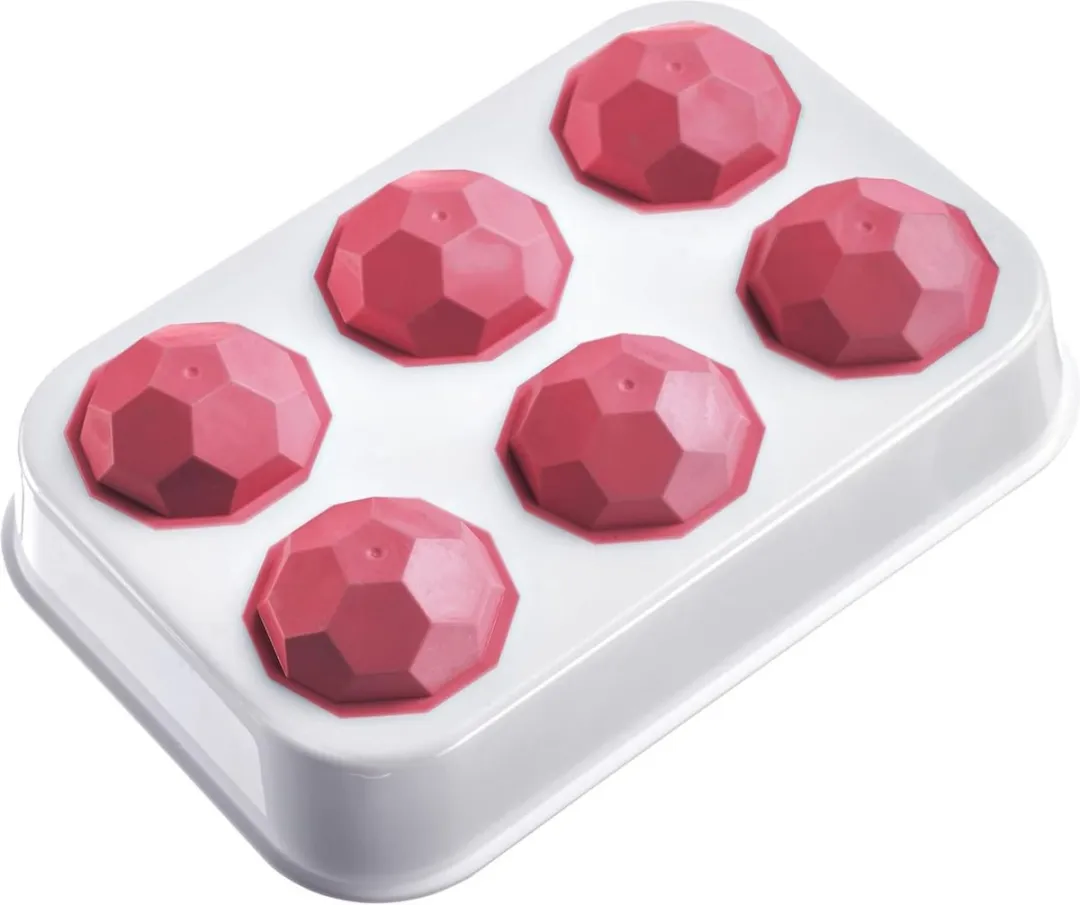 Westmark IJsblokjesmaker 6 Stuks - Rood/Wit/Transparant