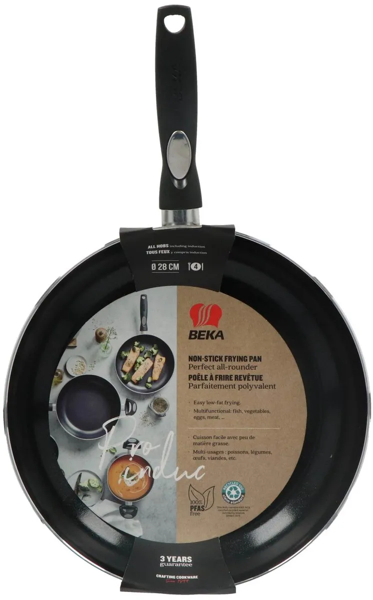 Beka Pro Induc Koekenpan 28cm - Keramische Antikleeflaag - PFAS-vrij