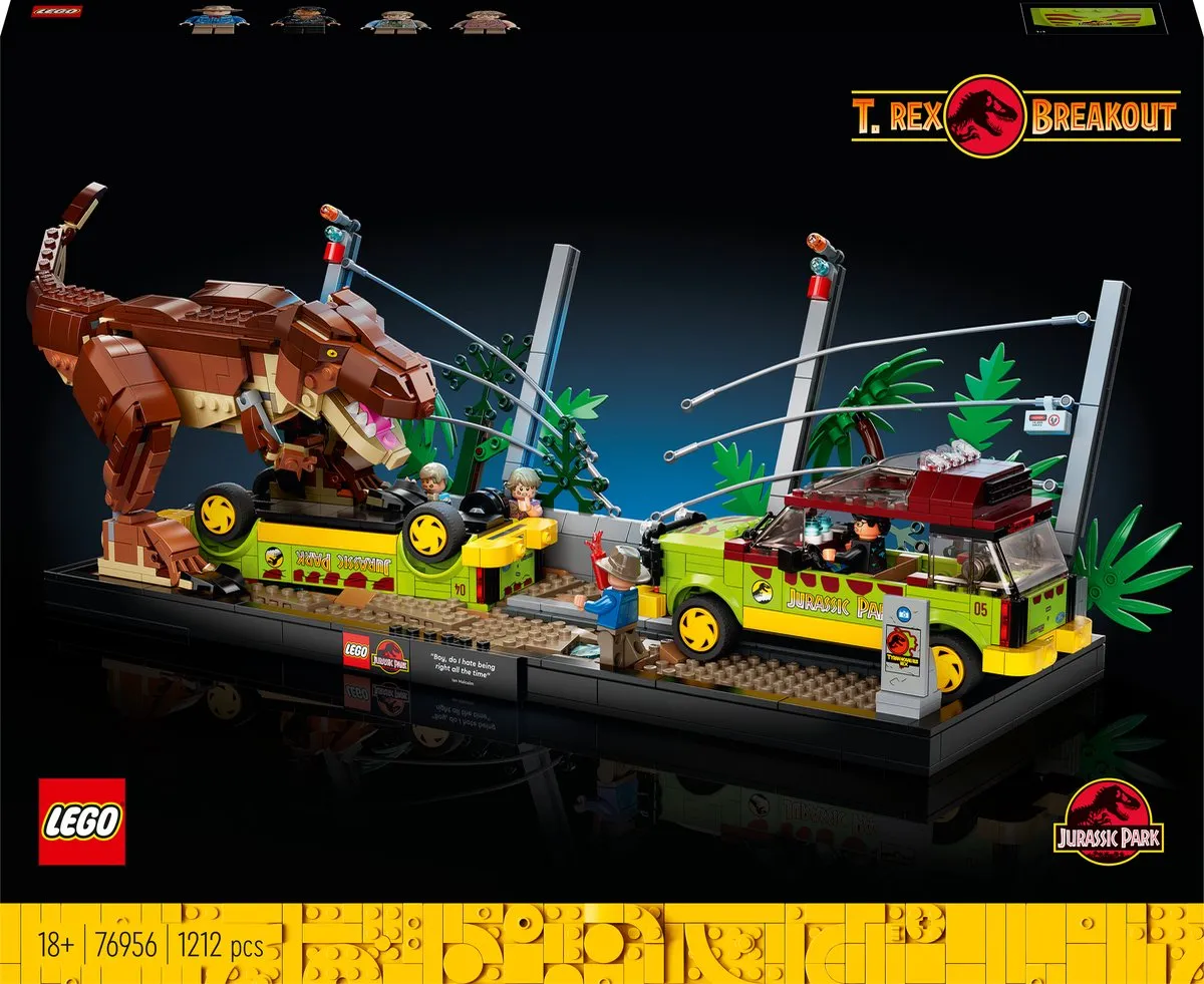 LEGO Jurassic World 76956 T-Rex Ontsnapping