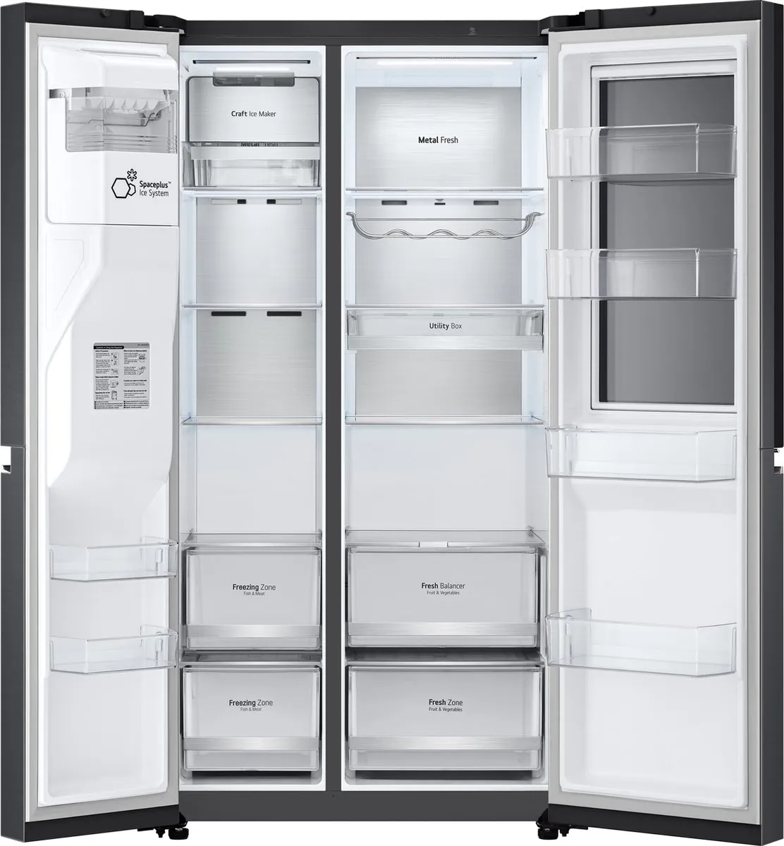 LG GSXV90MCDE Koelkast 635L - InstaView Door-in-Door - Craft Ice - Total No Frost