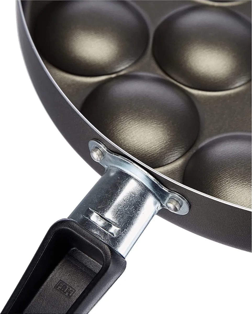Patisse Poffertjespannenset 25cm - 20 Stuks - Zwart