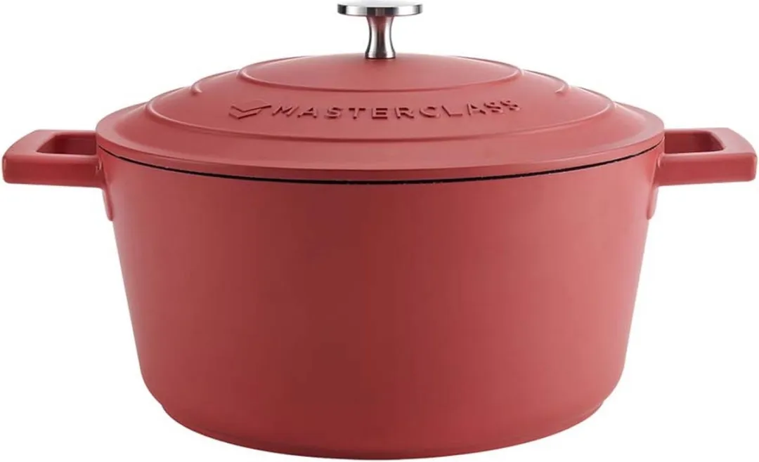 Masterclass Braadpan 24cm Rood - 4L - afbeelding 6 van 6