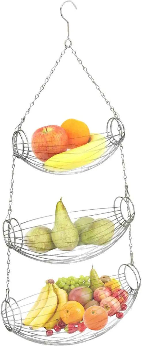Excellent Houseware Hangende Fruitmand
