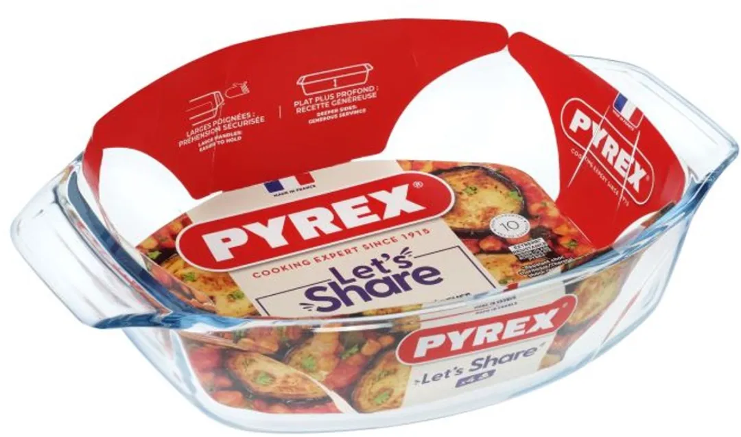 PYREX Let's Share Ovenschaal 2L - Transparant