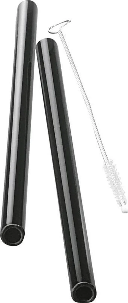 GEFU Glas Rietjes Recht - 4 Stuks