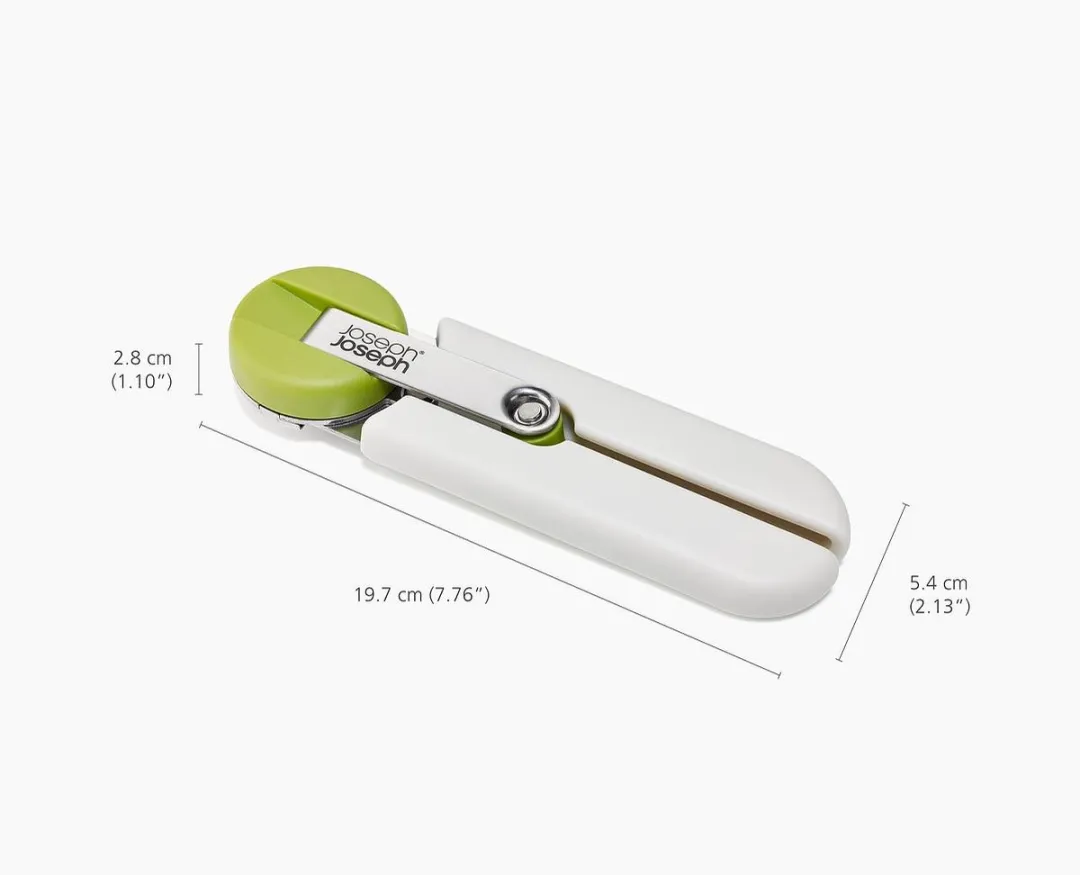 Joseph Joseph GoRound Easy-open Blikopener - Wit/ Groen - afbeelding 2 van 6