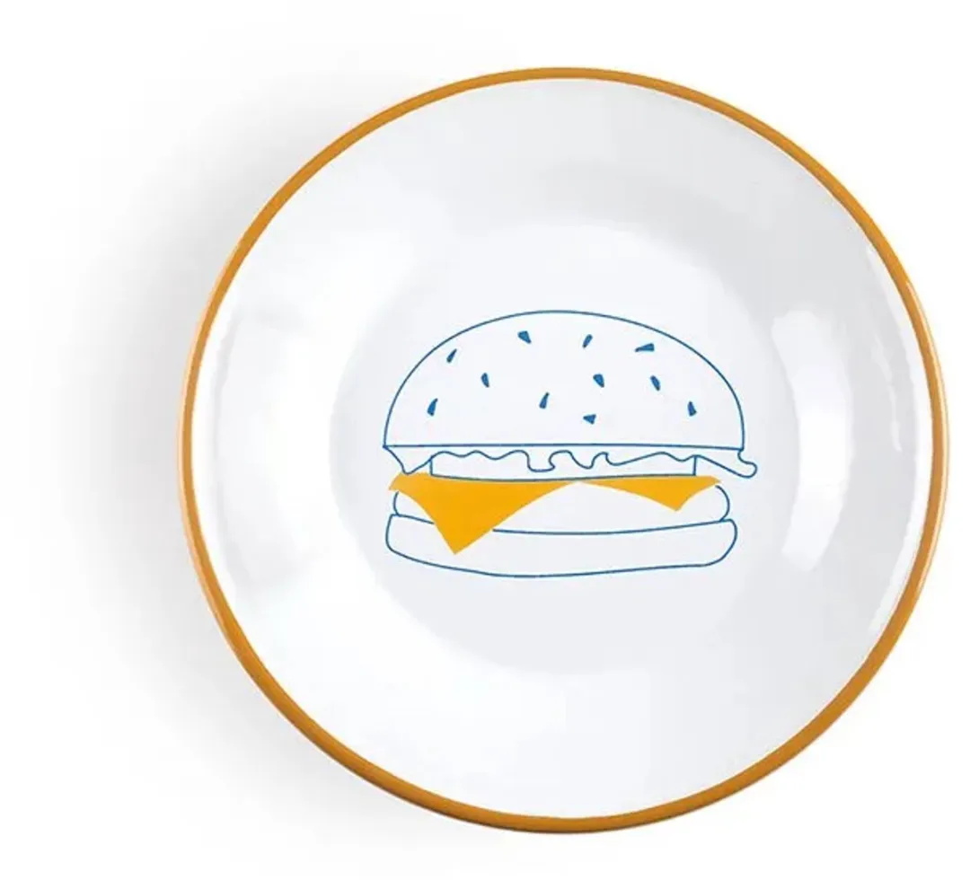 Ibili Gastrodessin Hamburgerbord - Wit
