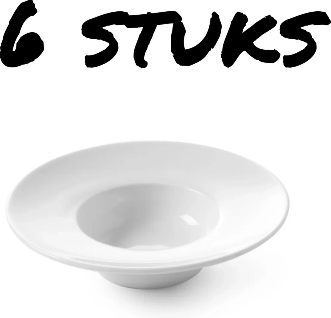 Hendi Tapasschaaltjes Hard Porselein - 6 Stuks Ø10cm