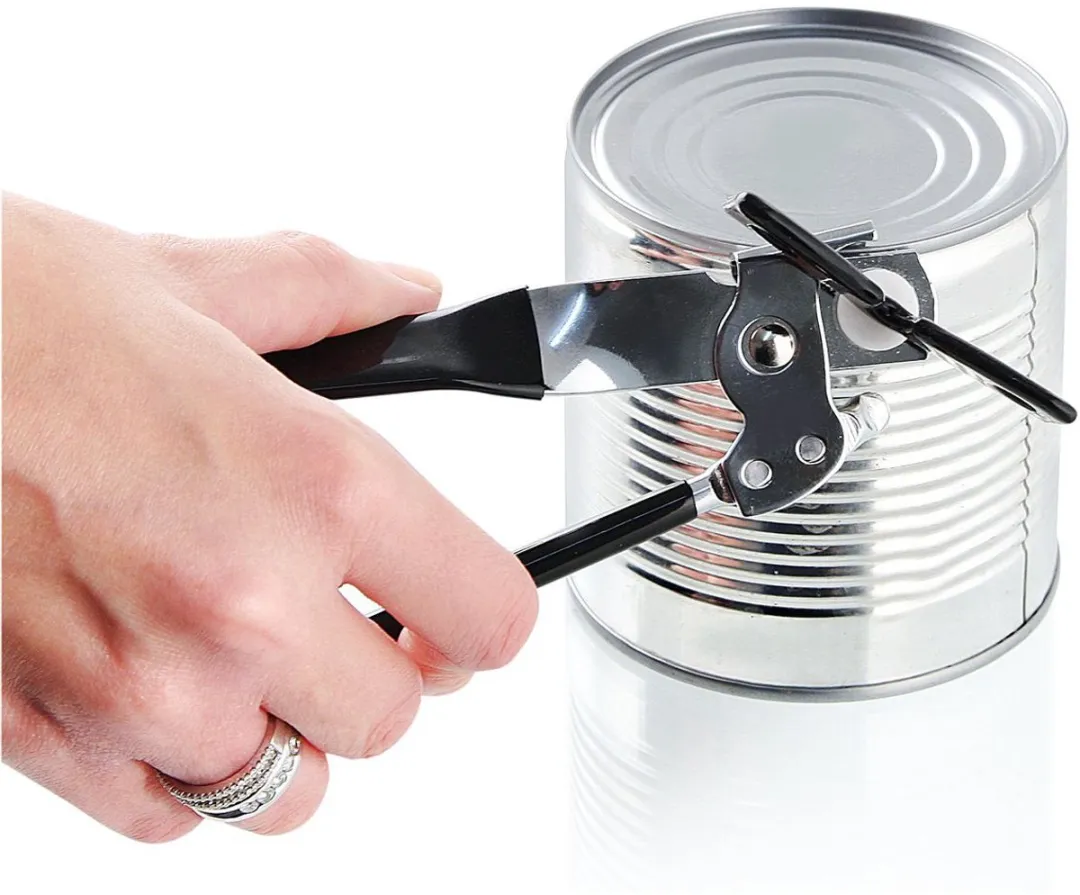 Fackelmann 45524 Blikopener 2-in-1 - Verchroomd/Zwart - afbeelding 6 van 6