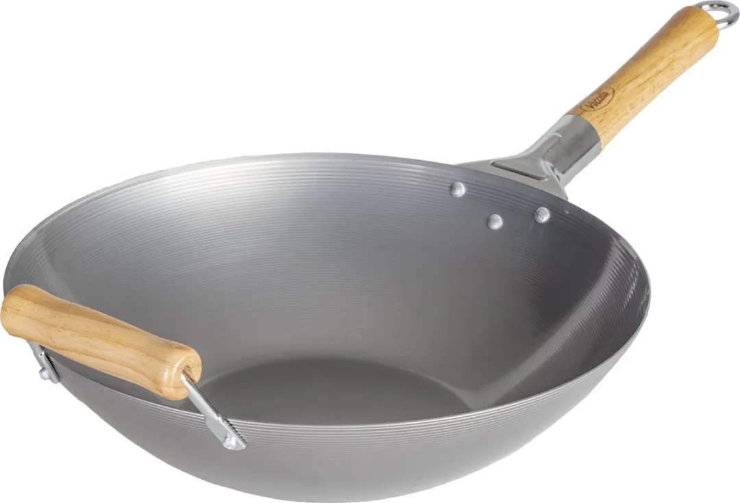 Cookinglife Wokpan Voccelli - 5L - Ø35cm - Zilver