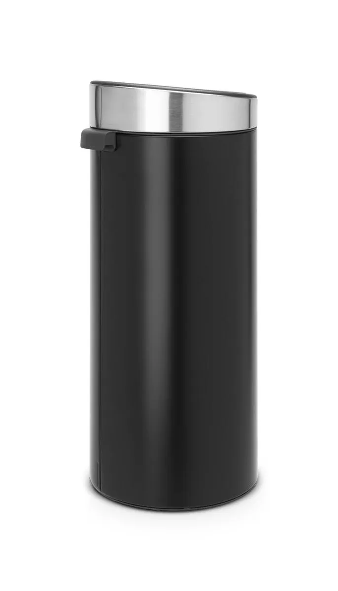 Brabantia Touch Bin Prullenbak 30L - Matt Black/Matt Steel FPP