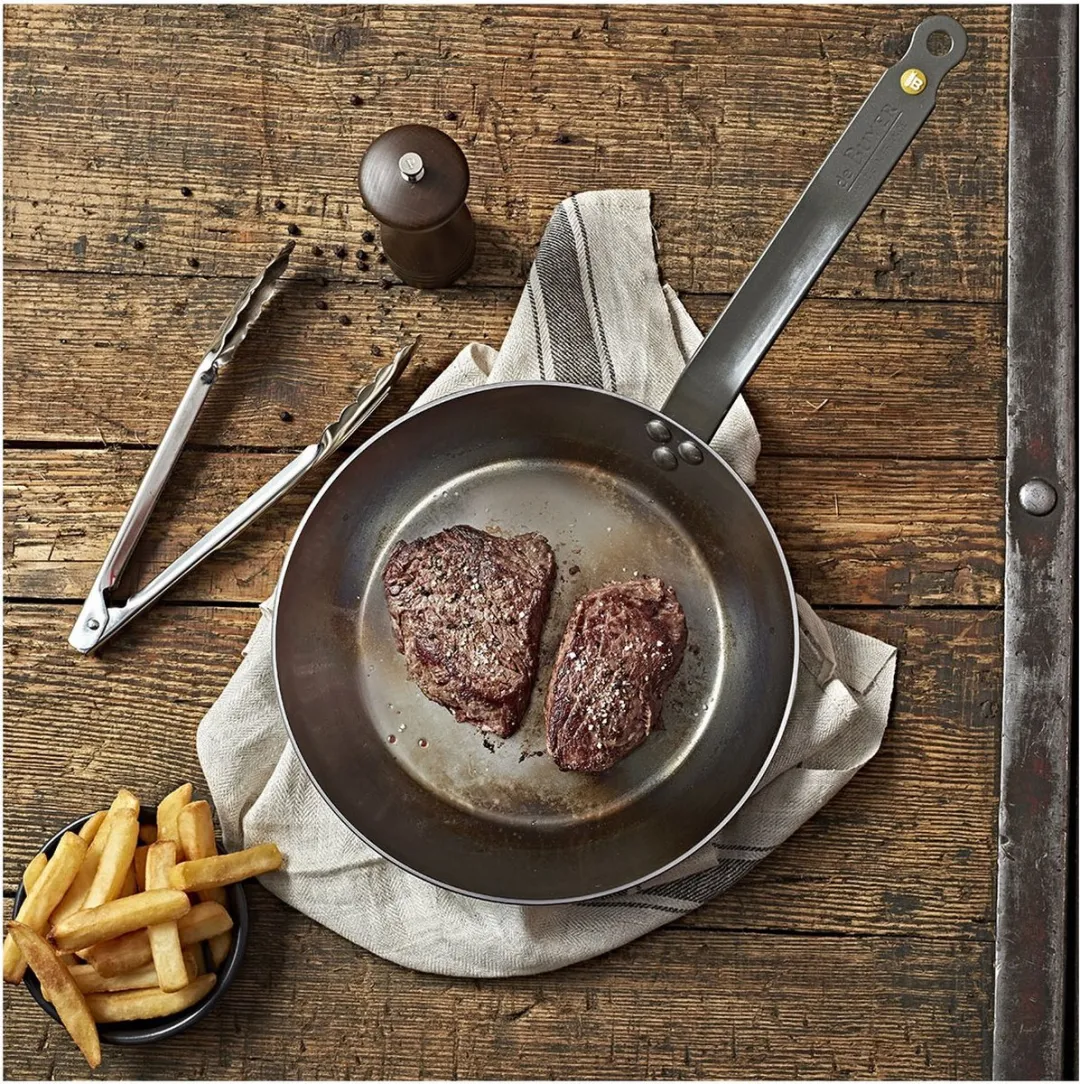 DeBuyer Mineral B Element Koekenpan 26cm - Zilver