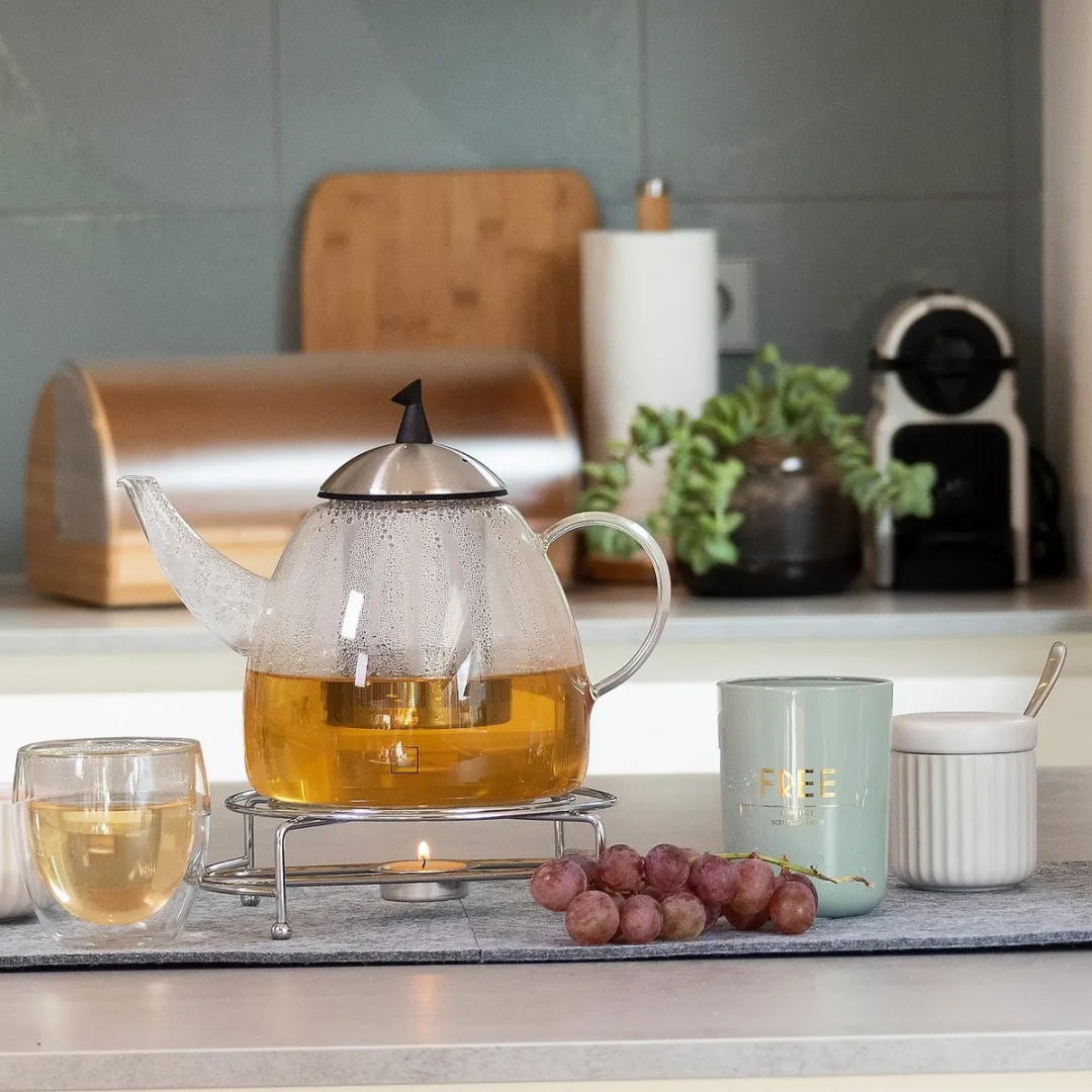 Kela Aurora Theepot 1,3L - Transparant