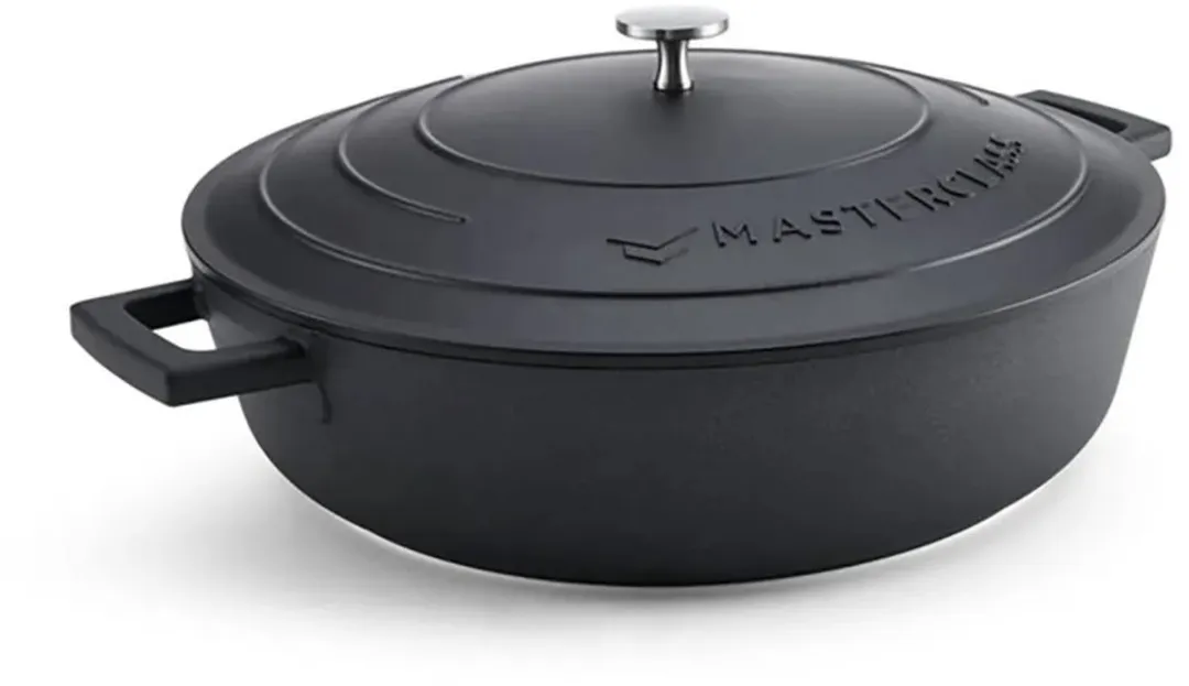 Masterclass Onthitte Braadpan 5L - Zwart