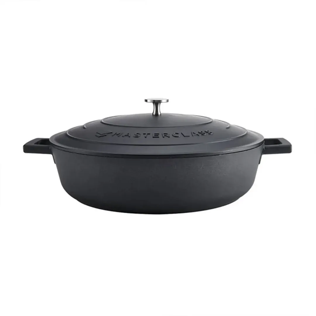 Masterclass Onthitte Braadpan 5L - Zwart - afbeelding 6 van 6