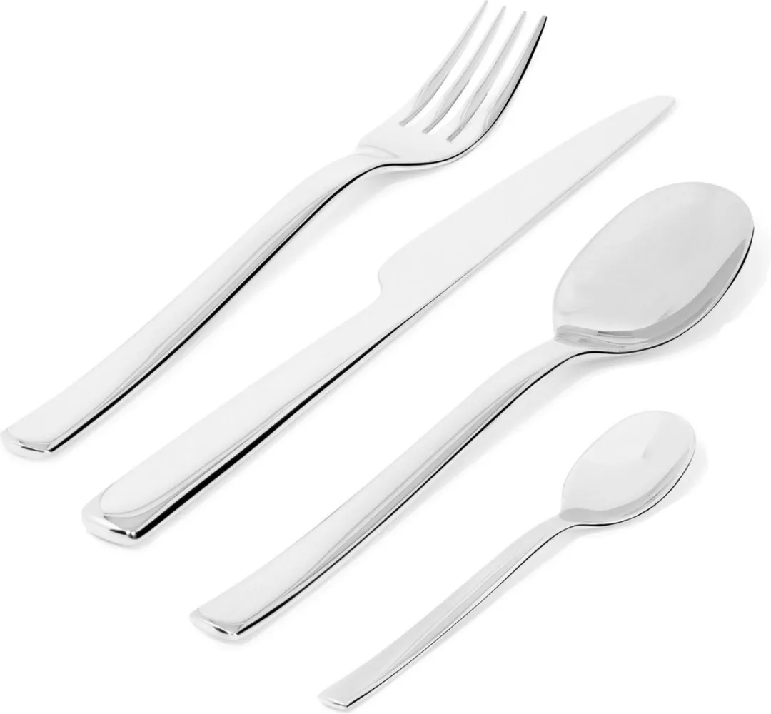 Alessi Ovale Bestekset REB09S24 - 24-delig - Zilver