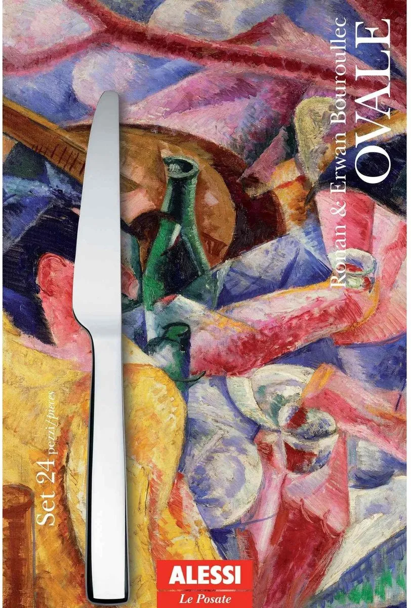 Alessi Ovale Bestekset REB09S24 - 24-delig - Zilver