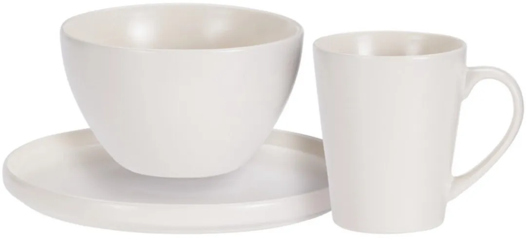 Excellent Houseware Ontbijtservies 12-delig - Wit