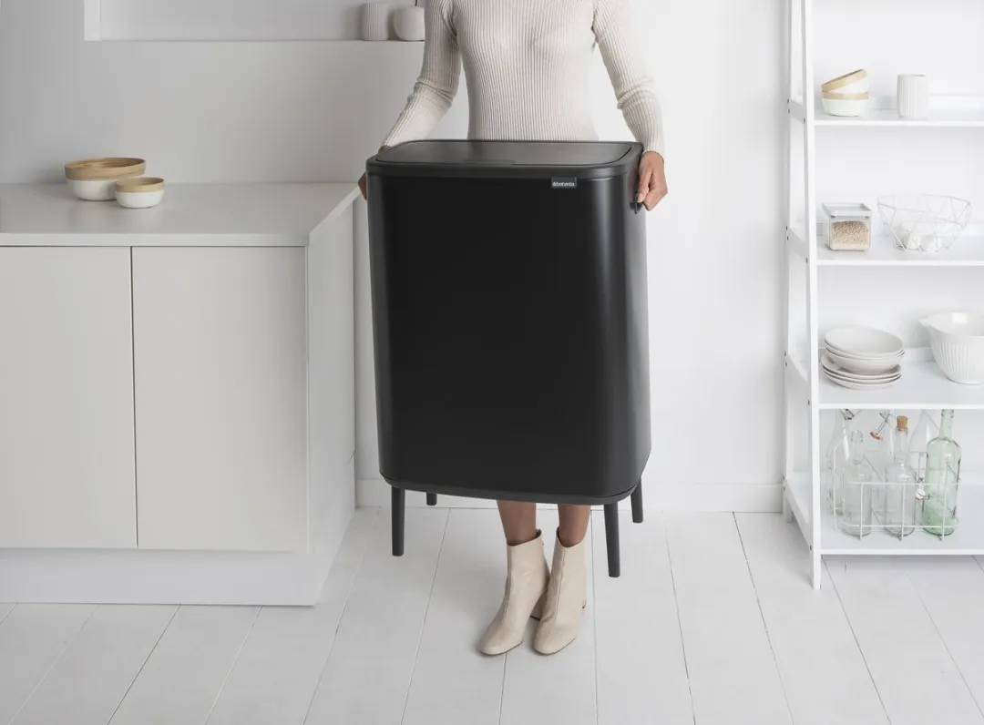 Brabantia Bo Touch Bin Hi Prullenbak 2x30L - Matt Black