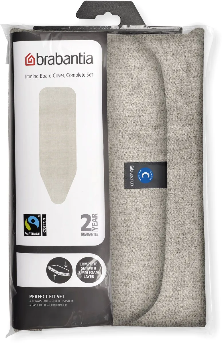 Brabantia Strijkplankhoes 236242 - 124x45cm - Denim Grey