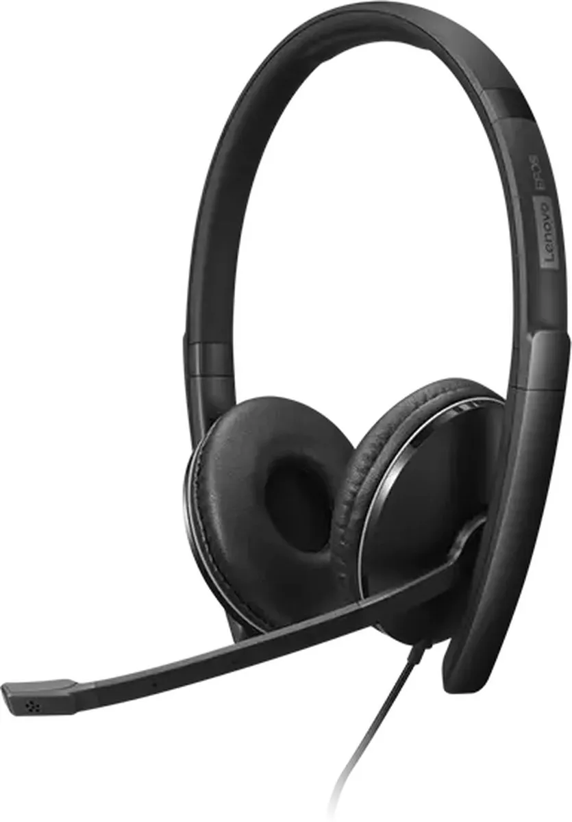 Lenovo 4XD1M45627 Headset Bedraad USB-C - Zwart