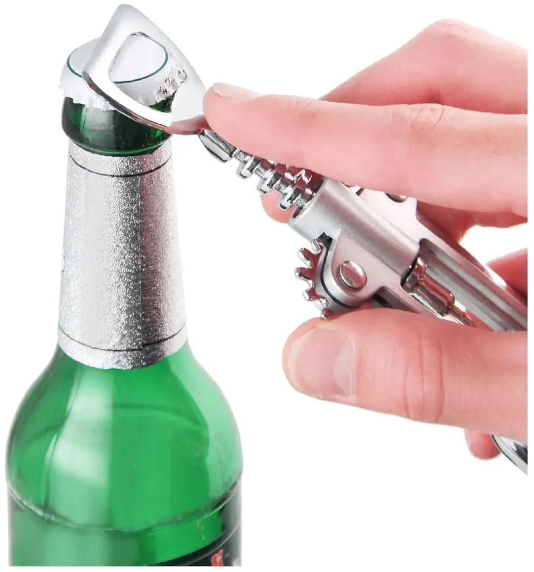Fackelmann Kurkentrekker Hef - Zilver - afbeelding 4 van 4