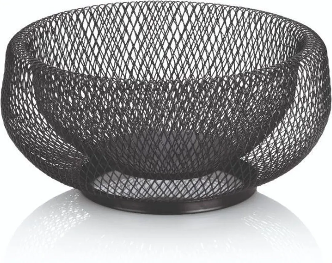 Kela Keuken Marlo Fruitmand - Zwart Ø22.5cm