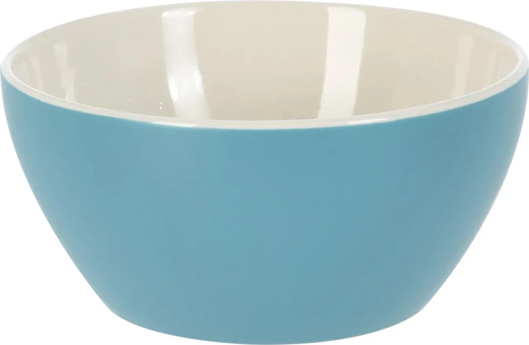 Excellent Houseware Soepkommen Acapulco - 2 Stuks - Ø14cm - Blauw