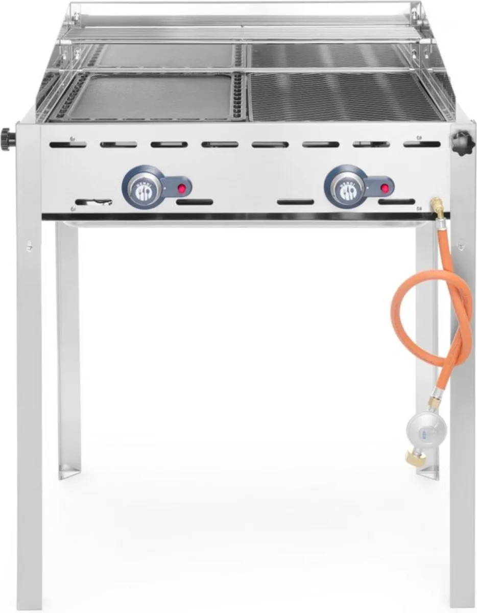 HENDI Windbestendige BBQ 2 Branders 11,6kW