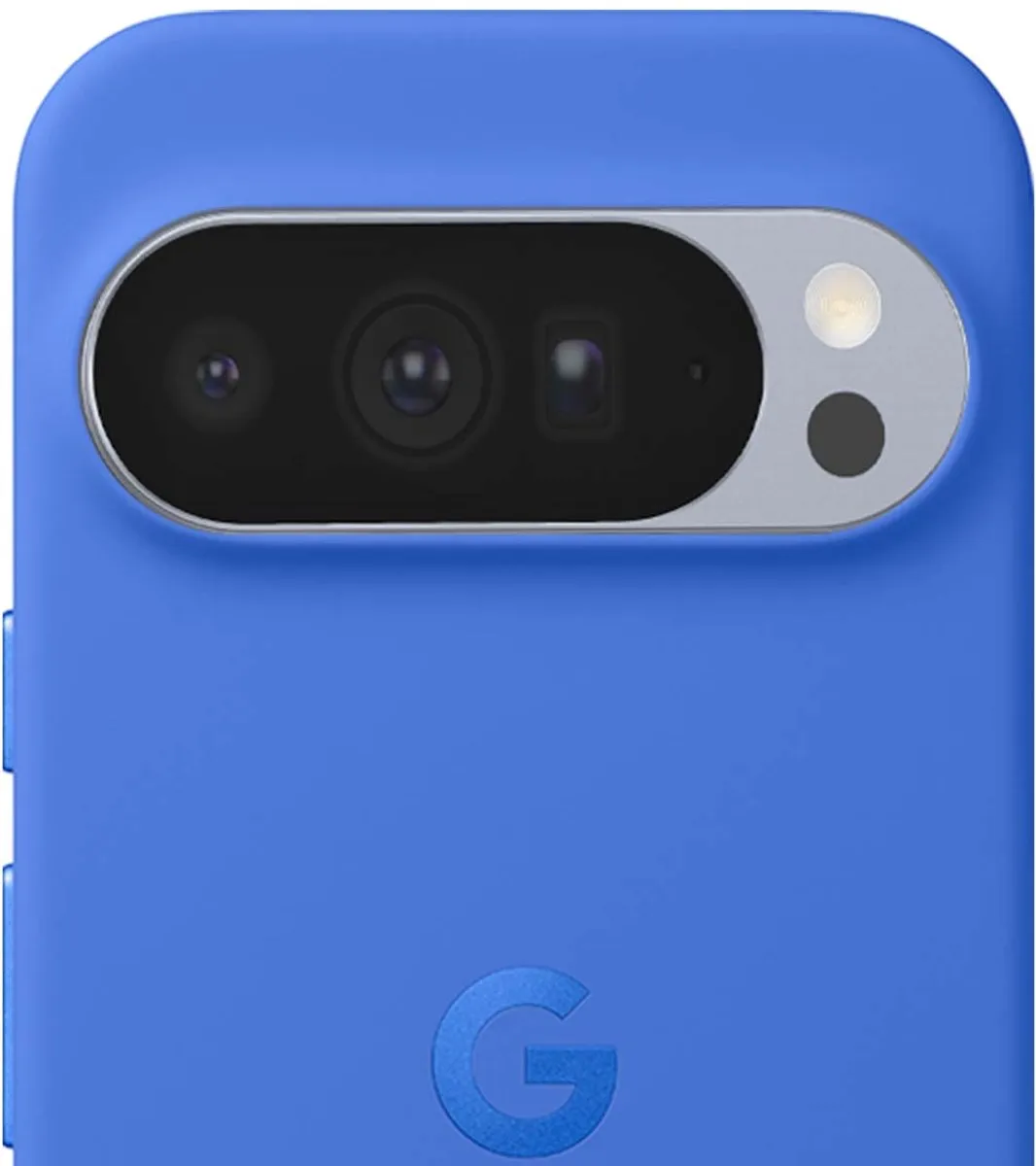 Google, Hoesje voor Pixel 10 / Pixel 10 Pro van flexibel siliconen, ecologisch ontwerp, Blauw