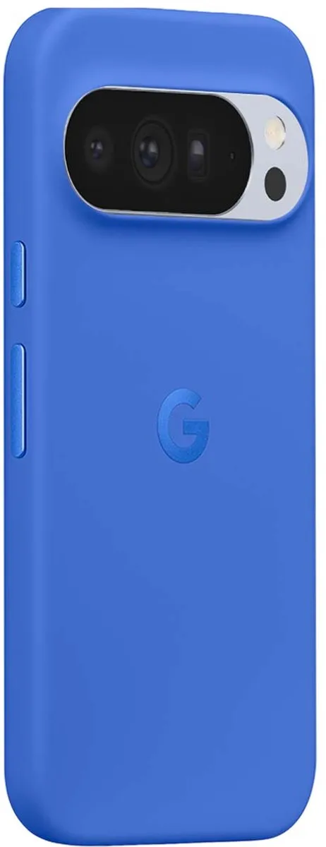 Google, Hoesje voor Pixel 10 / Pixel 10 Pro van flexibel siliconen, ecologisch ontwerp, Blauw