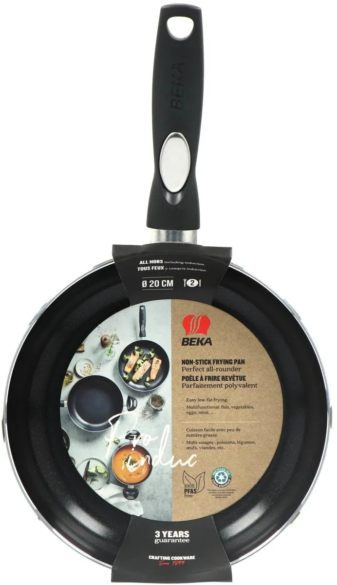 Beka Pro Induc Koekenpan 20cm - Keramische Antikleeflaag - PFAS-vrij