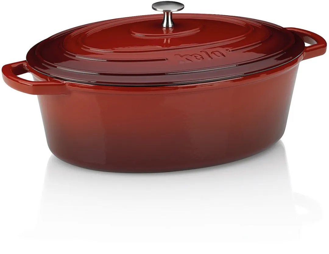 Kela Gietijzeren Braadpan Rood 6L