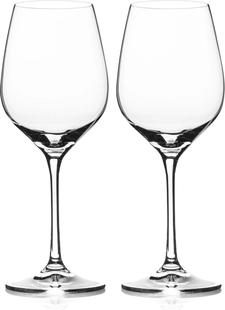 VacuVin Wijnglazen Witte Wijn 40cl - Set van 2 - Kristalglas
