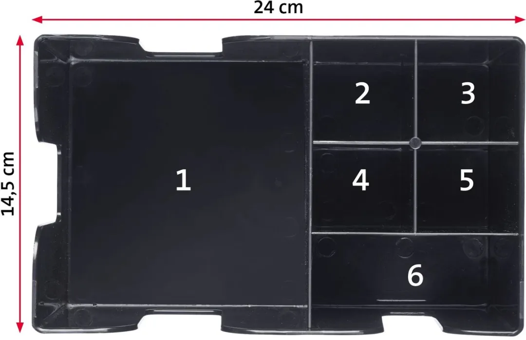 Westmark Bar Organisator 61852270 - Zwart