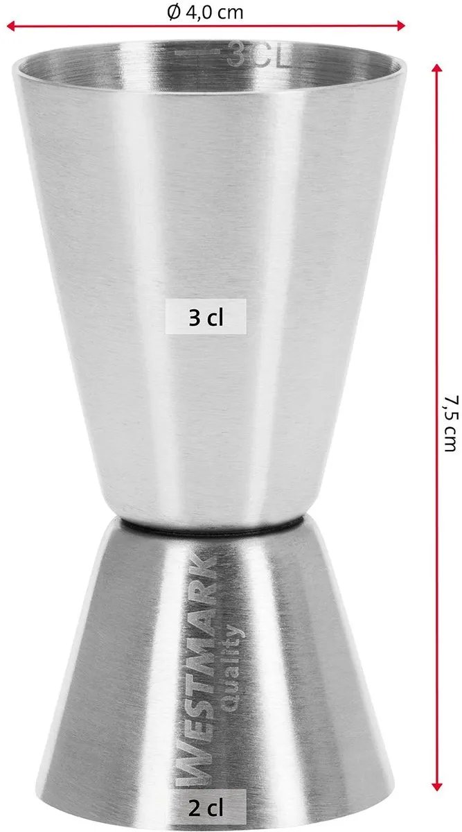 Westmark Barmaatje 2/3 cl - 62782260 - Zilver