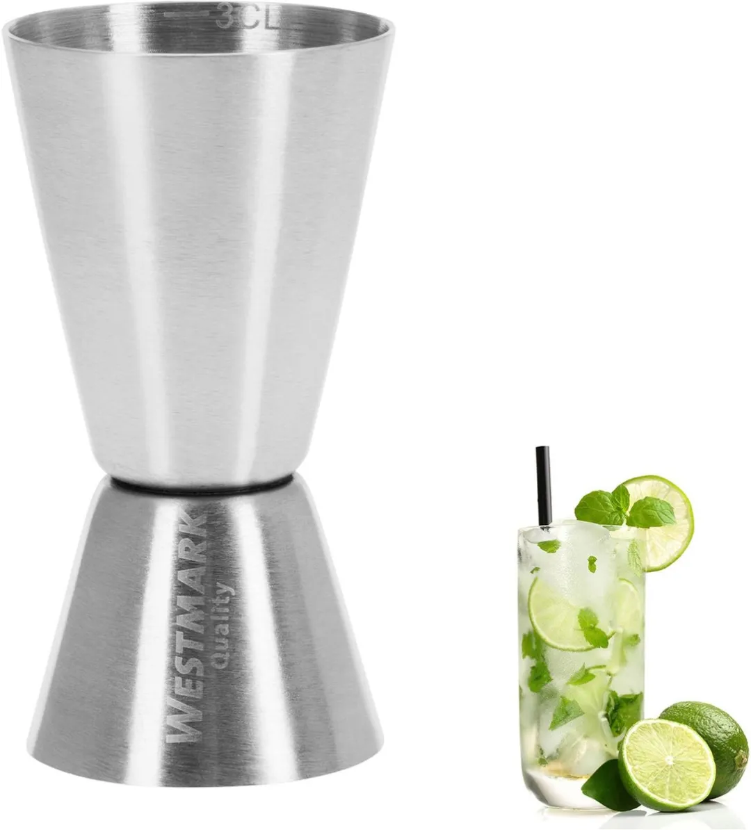 Westmark Barmaatje 2/3 cl - 62782260 - Zilver