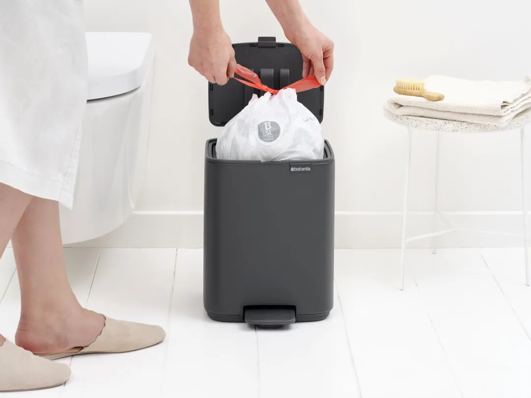 Brabantia Bo Pedaalemmer 7L - Mineral Infinite Grey - afbeelding 6 van 6