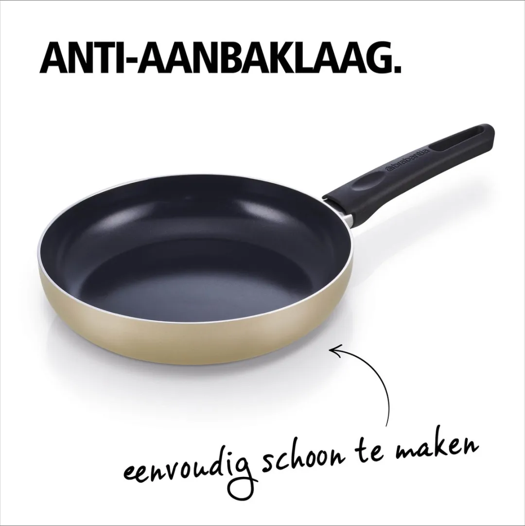Brabantia START 2 COOK Pannenset 4-delig - Inductie - Keramisch - Champagne