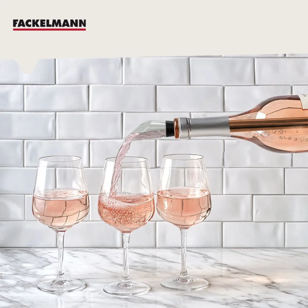 Fackelmann Wijnfleskoeler 49582 - 19,5cm - Zwart/Grijs - afbeelding 6 van 6