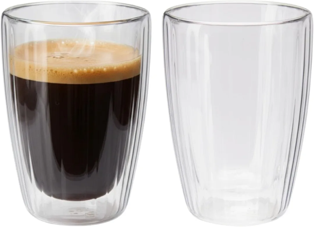Excellent Houseware CD1200250 Dubbelwandige Koffieglazen 350ml