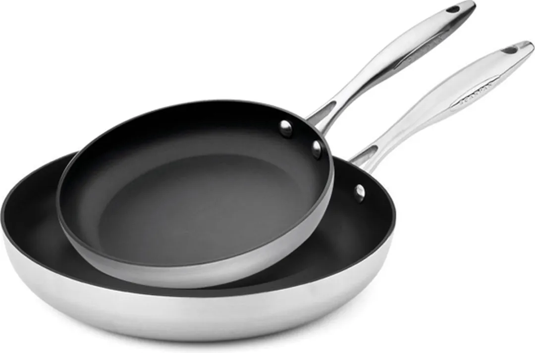 Scanpan CTX Koekenpannen Set 20cm + 28cm - Zilver