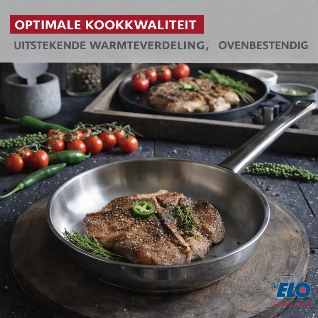 Fackelmann Elo Profi Keukengerei Set 3-delig - 24/14/16cm Roestvrij staal