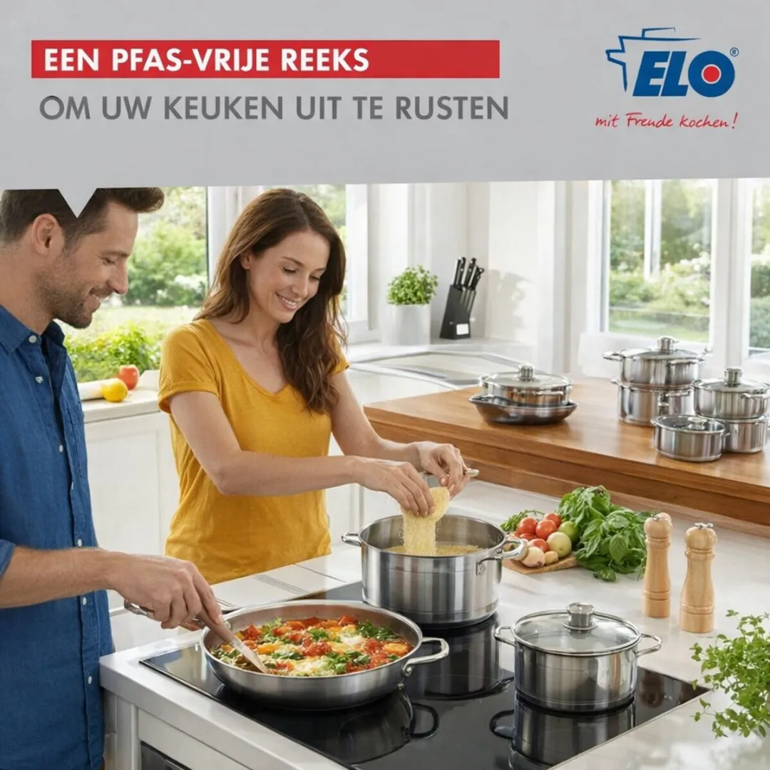Fackelmann Elo Profi Brillant Keukengerei Set 3-delig - 28/32cm & 12cm Roestvrij staal