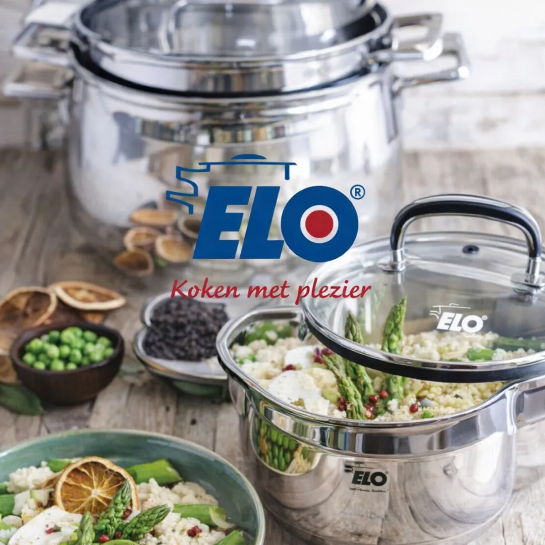 Fackelmann Elo 9903350 Roestvrijstalen Koekenpanset 24cm & 28cm