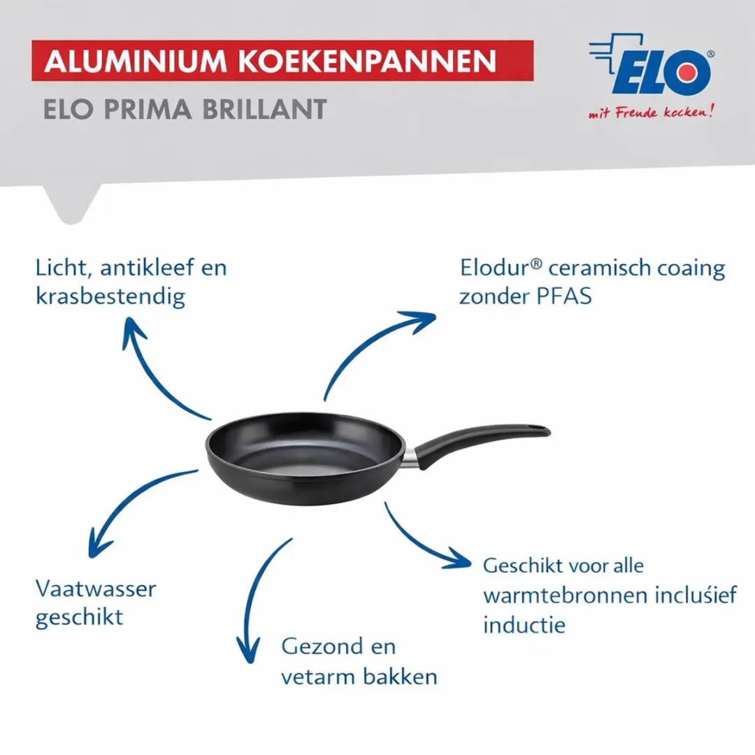 Fackelmann Elo Prima Keukengerei Set 6-delig - Inductie - Roestvrij staal